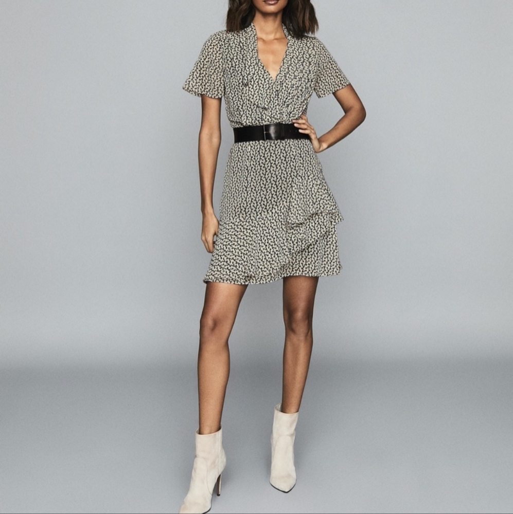 NWT REISS | $330 Paris Ruffled Mini Dress